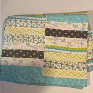 Hand sewn brand new baby quilt